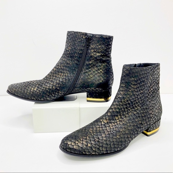 Vaneli snake suede ankle boots - Picture 2 of 9